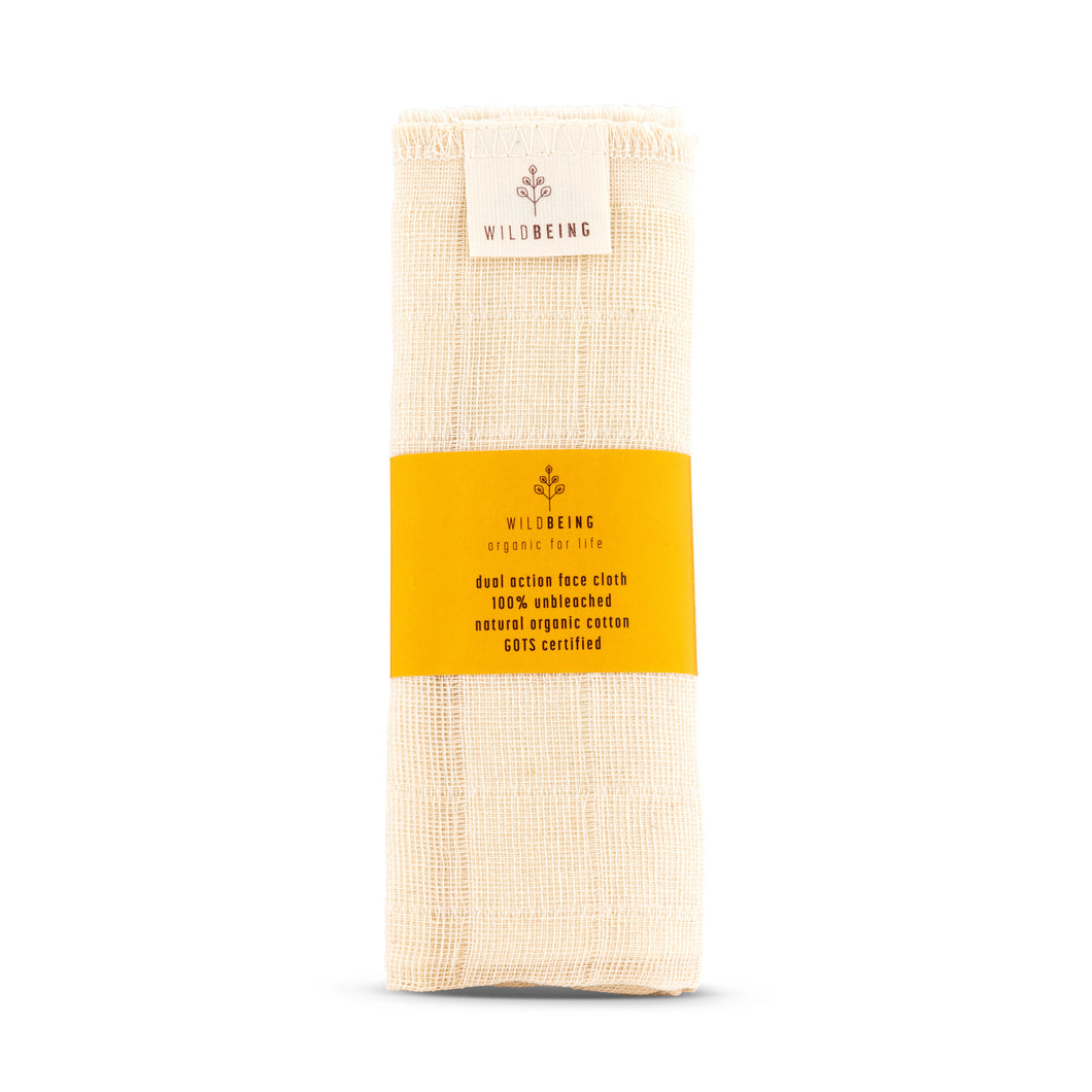 DUAL ACTION ORGANIC FACE CLOTHS