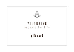 WILDBEING gift card